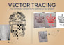 recreate, redraw, and vectorize your logo or image into high resolution